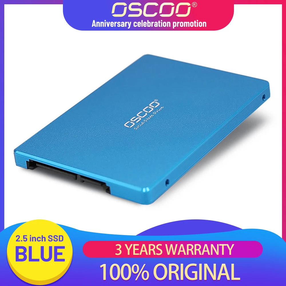 Твердотельный накопитель OSCOO 2 5 дюйма SSD жесткий диск SATAIII 256 ГБ 512 | Компьютеры и