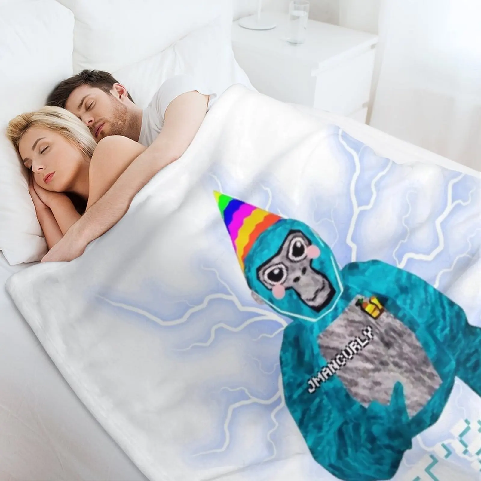 Классическое одеяло Gorilla Tag Jmancurly Monke Merch забавный подарок одеяла украшения для