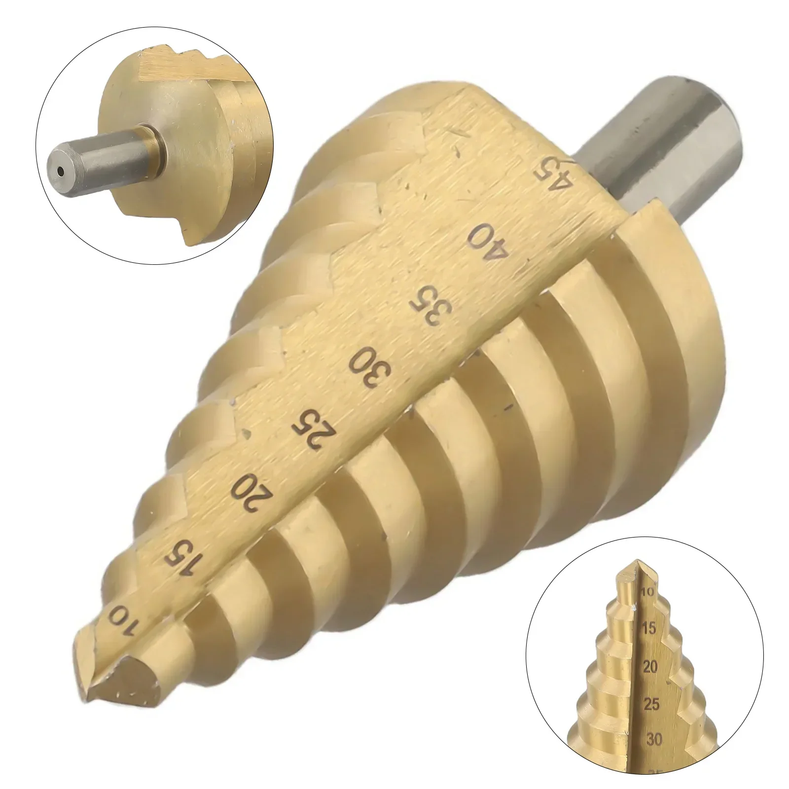 Инструмент для резки древесины ступенчатое сверло паз с золотыми отверстиями
