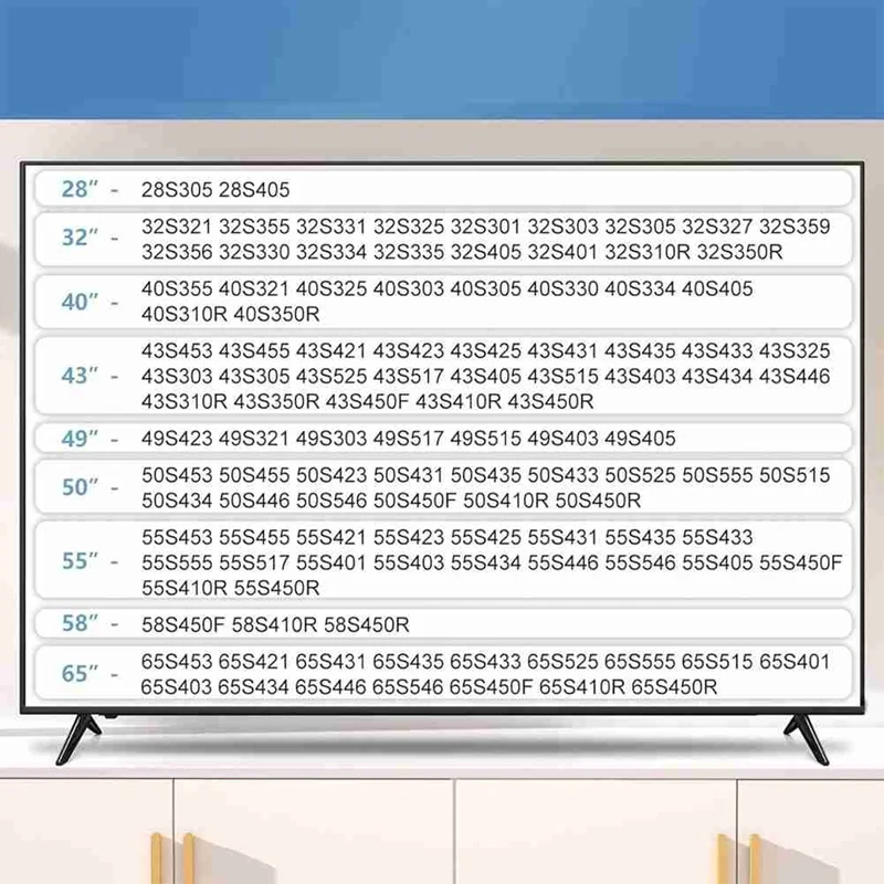 Фото Подставка для телевизора TCL, ножки 28, 32, 40, 43, 49 50, 55 65 дюймов, подставка для телевизора TCL, сменные ножки для телевизора с винтами №2