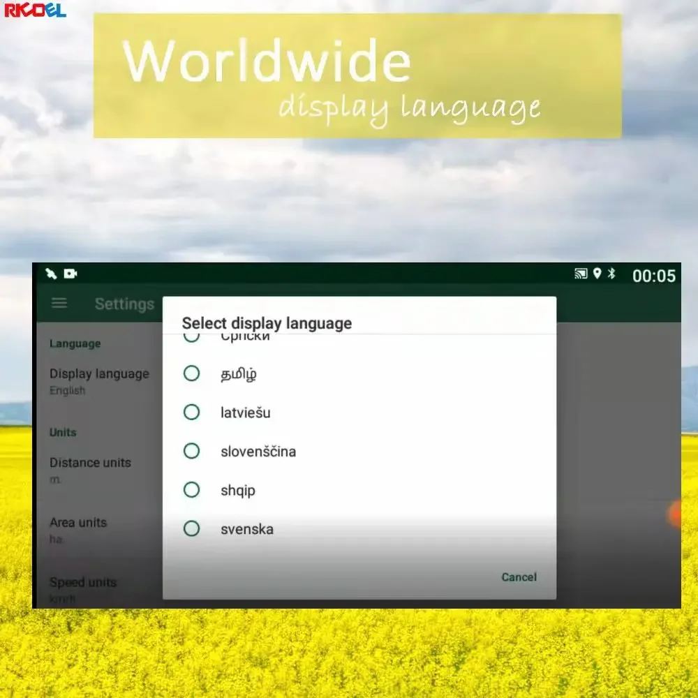 RICOEL Дешевое 9-дюймовое оборудование для системы наведения Android с ОС Лучший