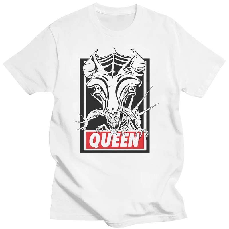 

Футболка Alien Queen, Топ 1980-х годов, культовый фильм, научная фантастика, космос, фильм, инопланетянин, унисекс, мужская и женская футболка