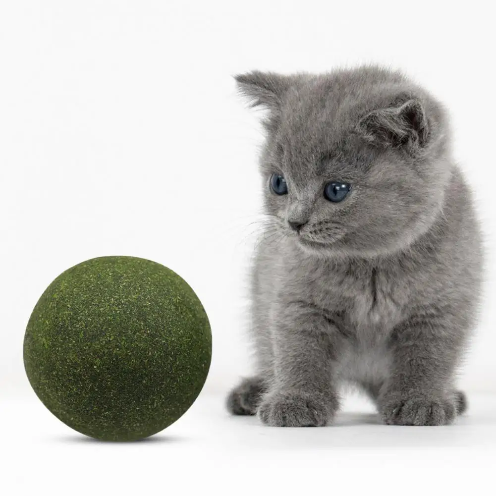 

Прочный жевательный мяч для кошек переносной мяч для кошачьей мяты из натурального материала для домашних животных котят кошачья мята игрушка мяч для чистки зубов