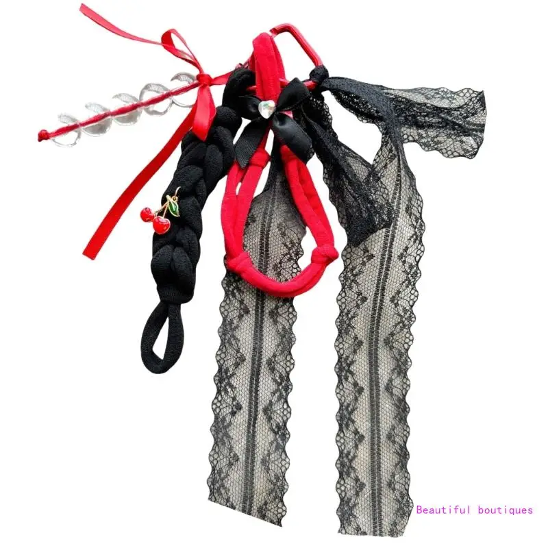 Очаровательный брелок с котом и бантом модная плетеная веревка ремешок для