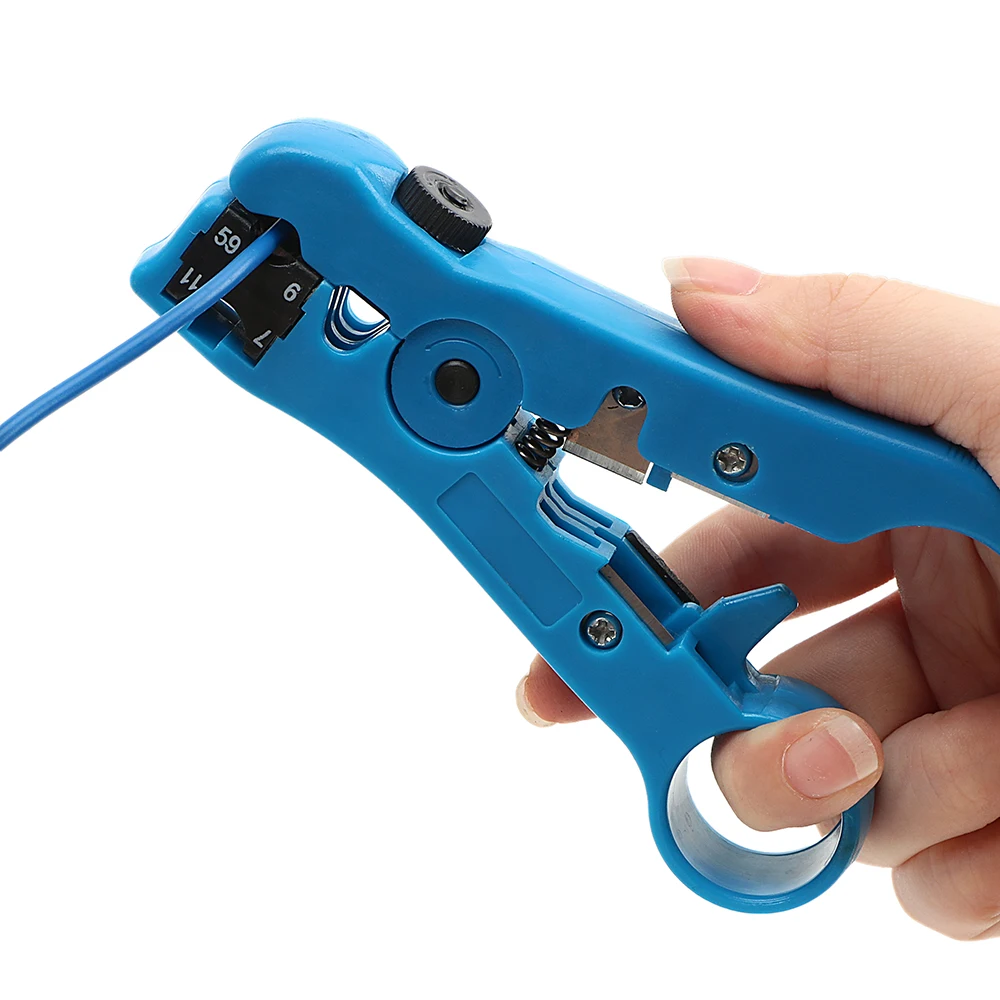 3 in1 Multi-function stripping wire tool Electrician universal coaxial cable stripper knife for UTP/STP RG59/6/7/11