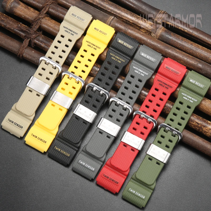 Фото Ремешок из смолы для Casio G-SHOCK GG-1000 GWG-100 GSG-100 Mudmaster, мужской сменный браслет №2