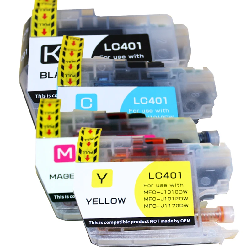 Совместимый чернильный картридж COAAP LC401XL LC401 для Brother DCP J1050DW J1140DW J1800DW и MFC J1010DW J1012DW