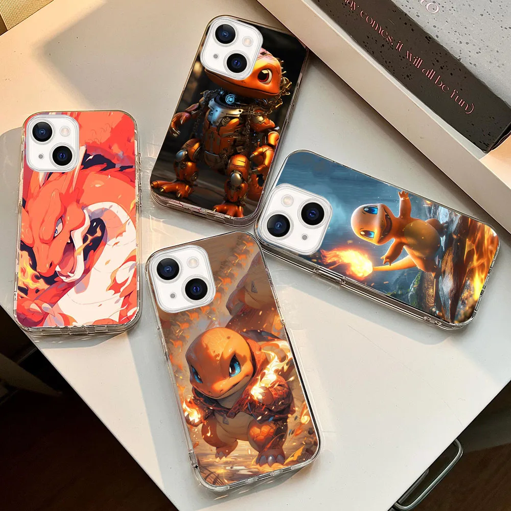 Прозрачный силиконовый чехол WBA-2 Pokemon Charmander для LG K9 10 11 12 22 30 40 41 50 51 61 62 Plus Prime Max