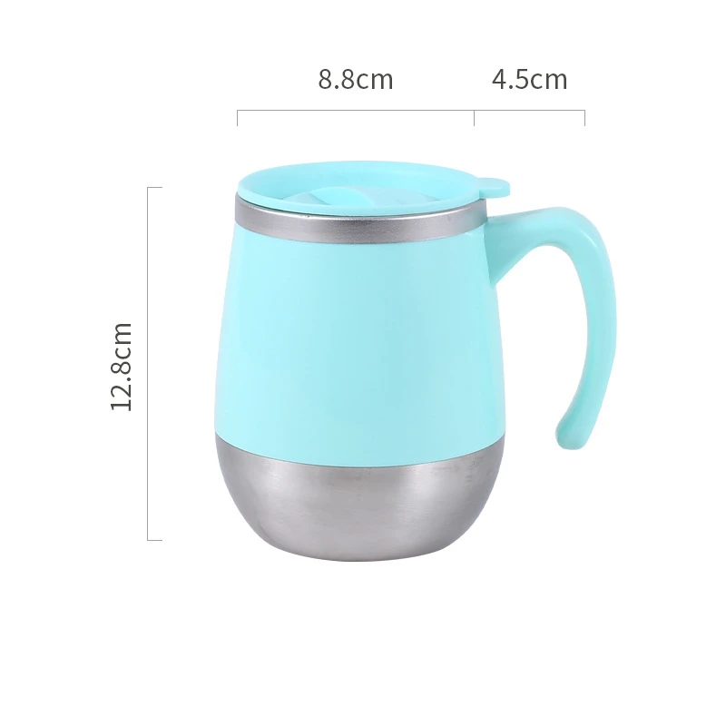 

Multi-function For Coffee Milk Tea Double Insulation Cups Double-layer Vacuum Flask Insulated Cup With Cover Thermos Cup Mug