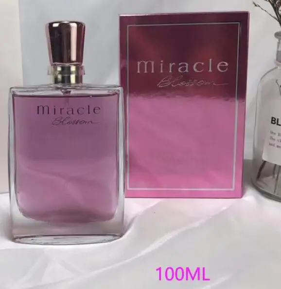 

top quality brand miracle blossom Women perfume men floral long lasting natural taste with atomizer for men fragrances