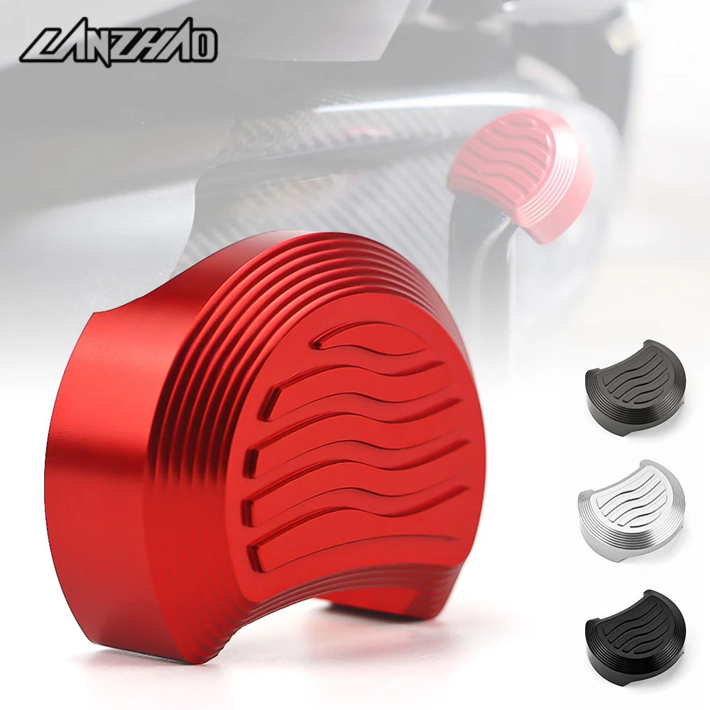 

Мотоцикл центр стенд рычаг удар бар пластина площадка для увеличения CNC алюминиевые аксессуары для Vespa GTS 250 300 GTV HPE