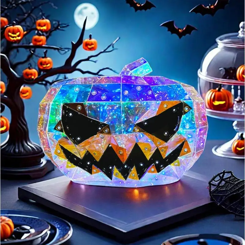 Призматические светодиодные фонари в виде тыквы тыквенный фантомный