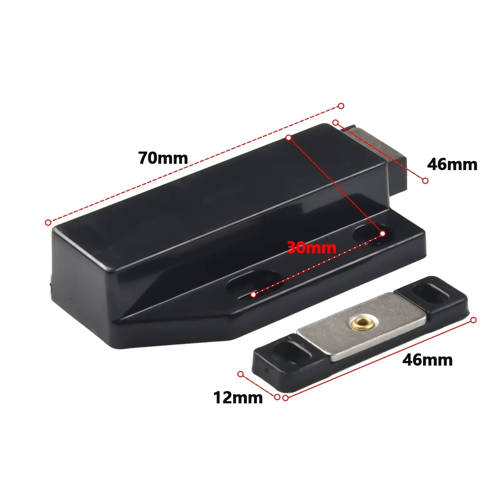 Совершенно новый фиксатор двери шкафа стопор из нержавеющей стали + АБС-пластика