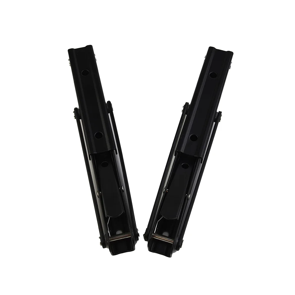 

2PCS Black Finish Camper Van Folding-Bracket Table Shelf Interior Accessories For Motorhome Caravan RV Camper Trailer Food Truck