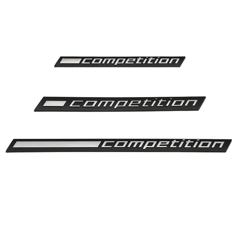 

COMPETITION Car Logo Sticker Emblem Badge Trunk Decal for BMW Thunder Edition M1 M2 M3 M4 M5 M6 M7 M8 M X3 X4 X5 X6 Z4 Audi TTS