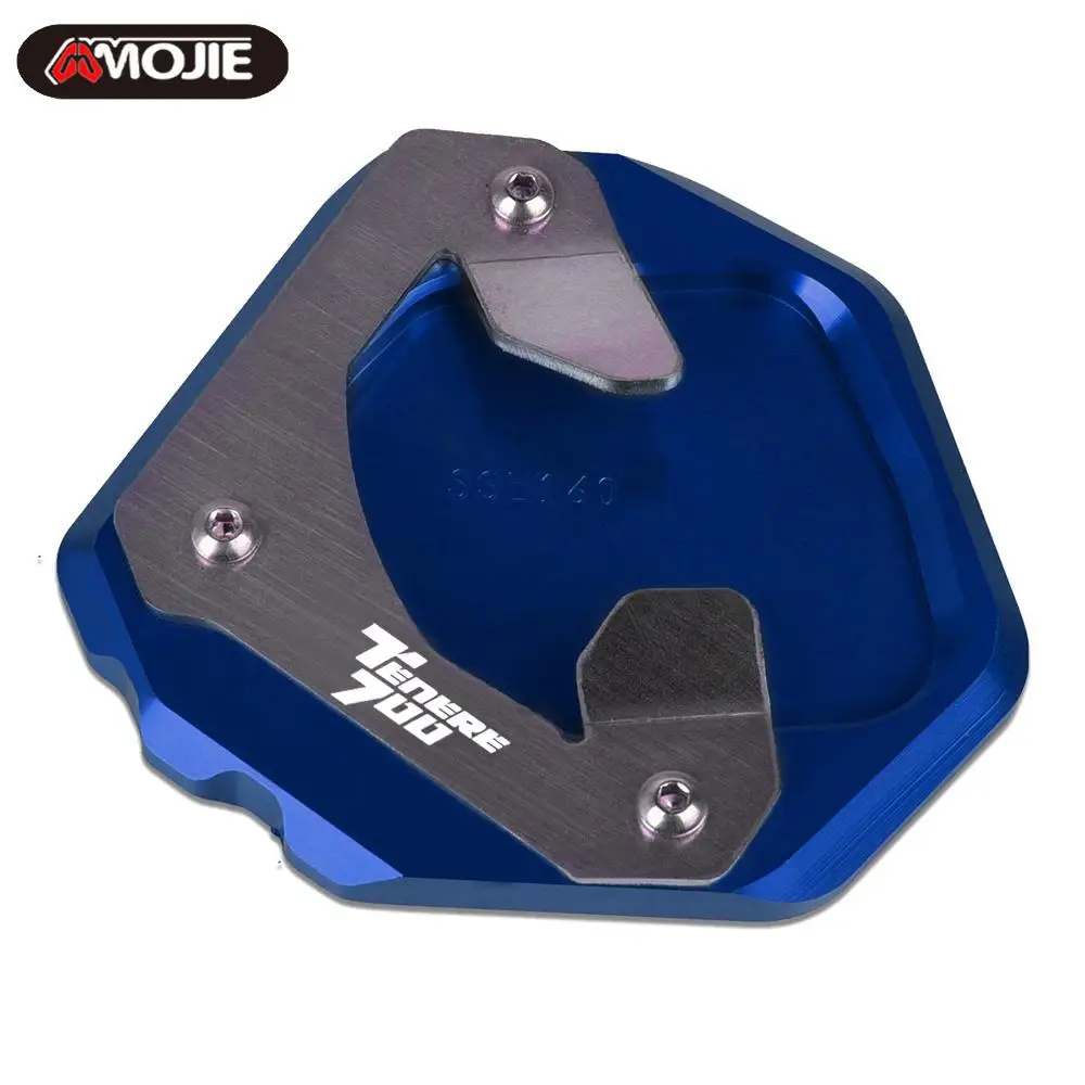 

TENERE700 Rally Motorcycle Kickstand Side Stand Enlarger Support Plate Pad FOR Yamaha TENERE 700 Rally 2020 2021 2022 2023