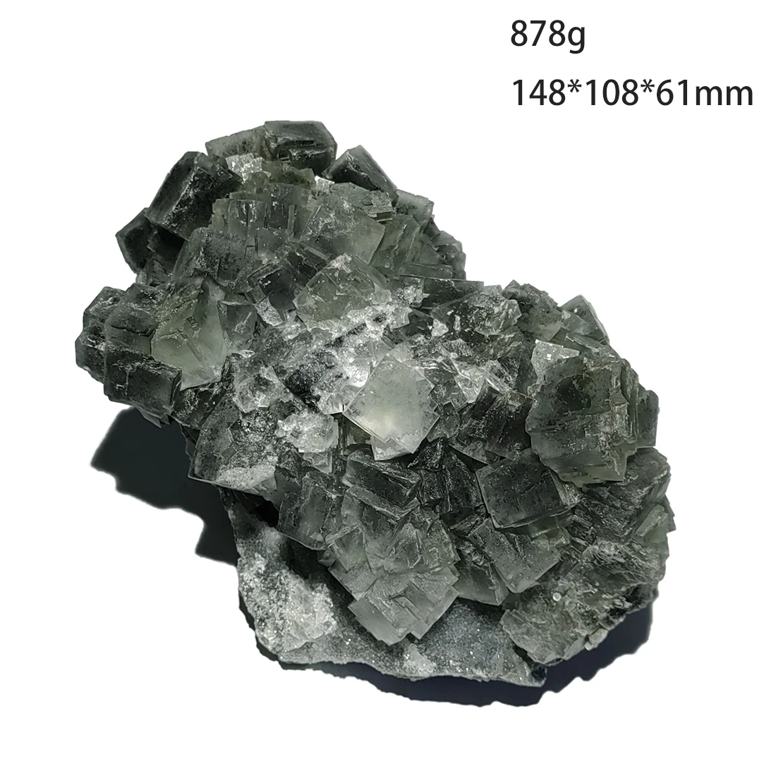 

C6-7B 100% Natural Green Fluorite Mineral Crystal Specimen Fujian Province China