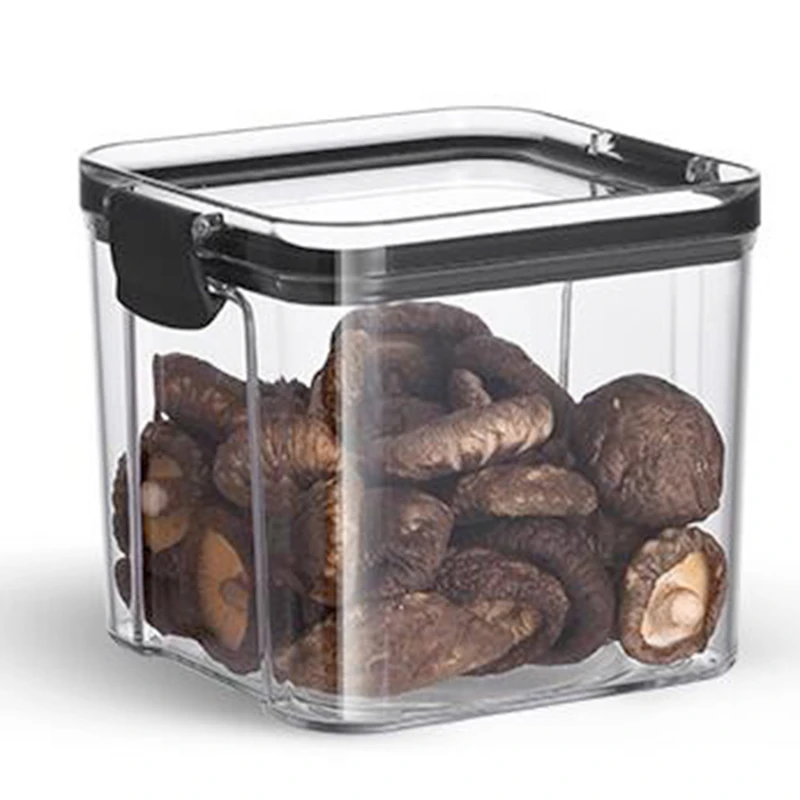 Коробка для хранения пищевых продуктов пластиковая герметичная банка