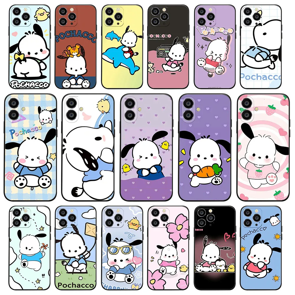 Матовый черный чехол для Realme C30S 1 2 3 5 5i 5s 6i 6 7 7i Pro KD-43 Pochacco