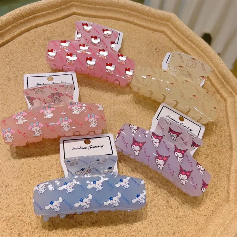 

Зажим для волос Hellokitty Sanrio Kawali Kuromi Mymelody Cinnamoroll pompurin, 12 шт.