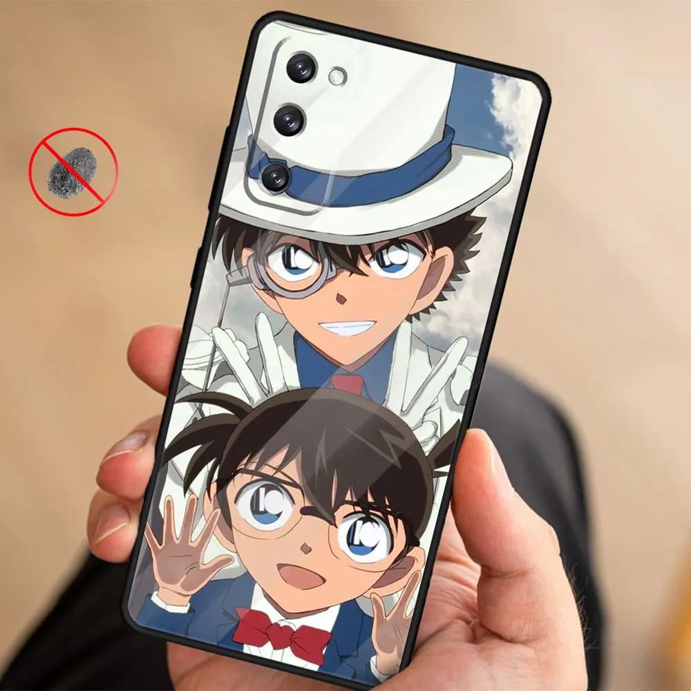 Фото Чехол для телефона Samsung S9 S20 FE 2022 S21 Plus S7 S10e S8 S22 Ultra 5G S10 японская манга Детектив Конан №4