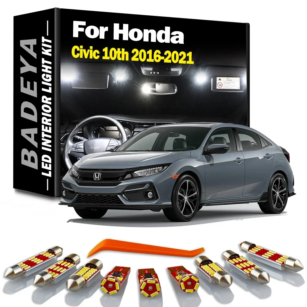 Высококачественная светодиодная лампа SMD для Honda Civic 10-го поколения 10 MK10 Sedan Touristy