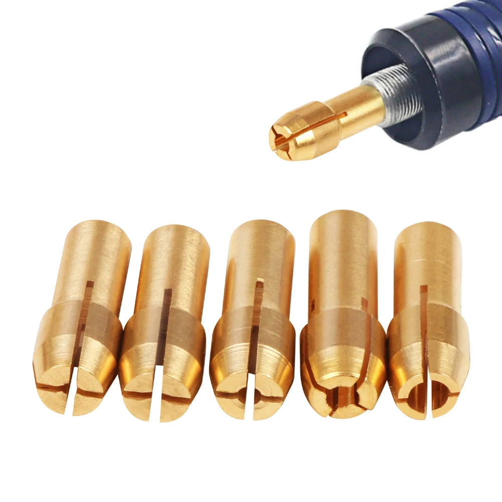 7 шт./лот мини-дрель латунный цанговый патрон для вращающегося инструмента Dremel