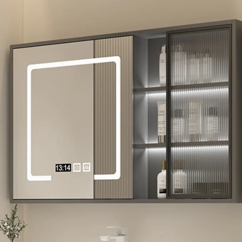 Space Saving Bathroom Cabinet Wooden Furniture Towel Narrow Column Multipurpose Double Washbasin Floor Corner Mirrors Kast