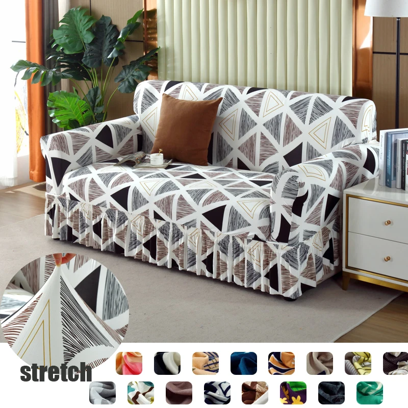 

stretch floral Couch Cover Sofa Covers Washable Furniture Protector for Dogs Corner sofa skirt 1/2/3/4 seater sofa slipcovers