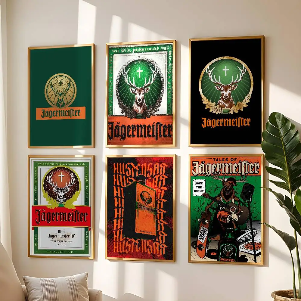Фото J-Jagermeister аниме постер высокое качество печать водостойкая настенная художественная наклейка для бара гостиная Декор подарок №1