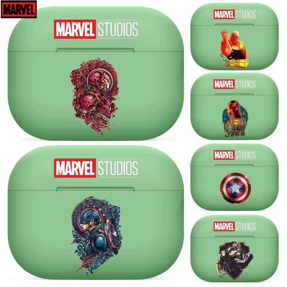 

Marvel Iron Man Thanos For Airpods pro 3 case Protective Bluetooth Wireless Earphone Cover Air Pods airpod case air pod cases gr