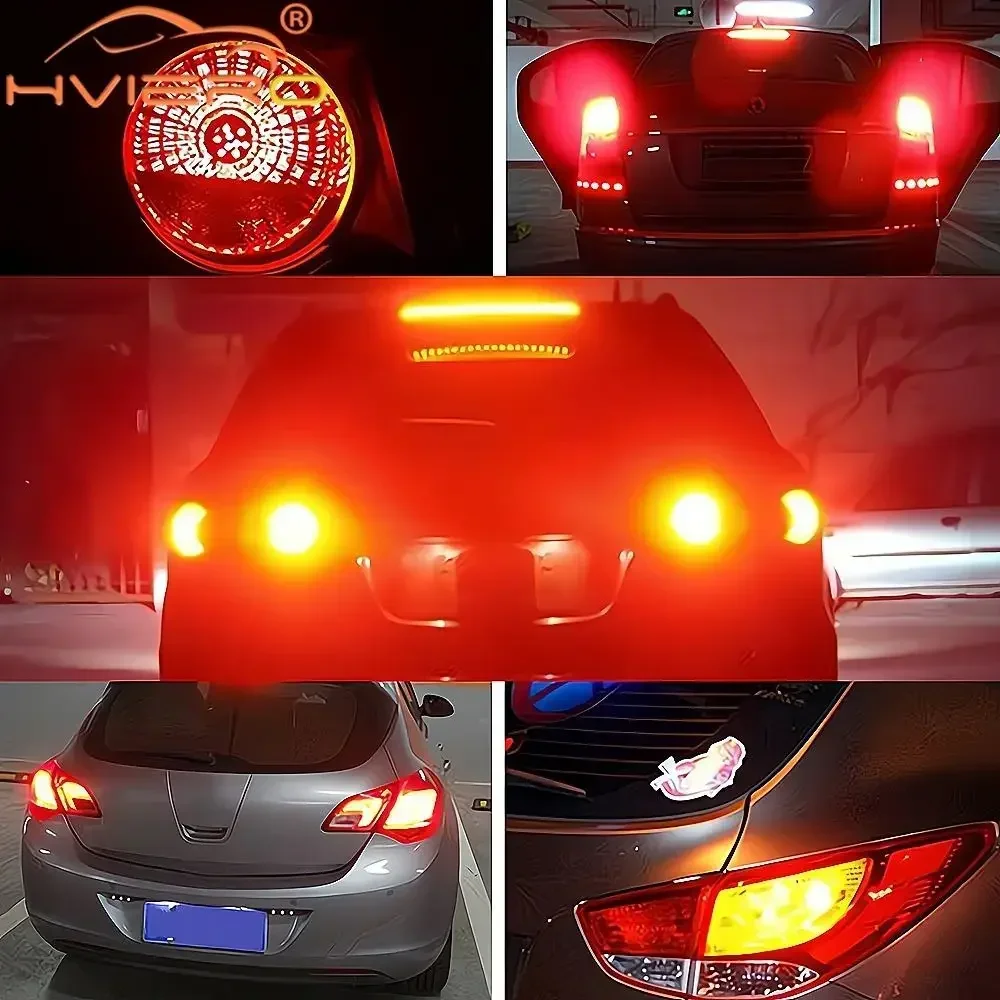 2 шт. автомобиль 1156 1157 BAY15D P21 5 Вт обратный светодиодный указатель поворота