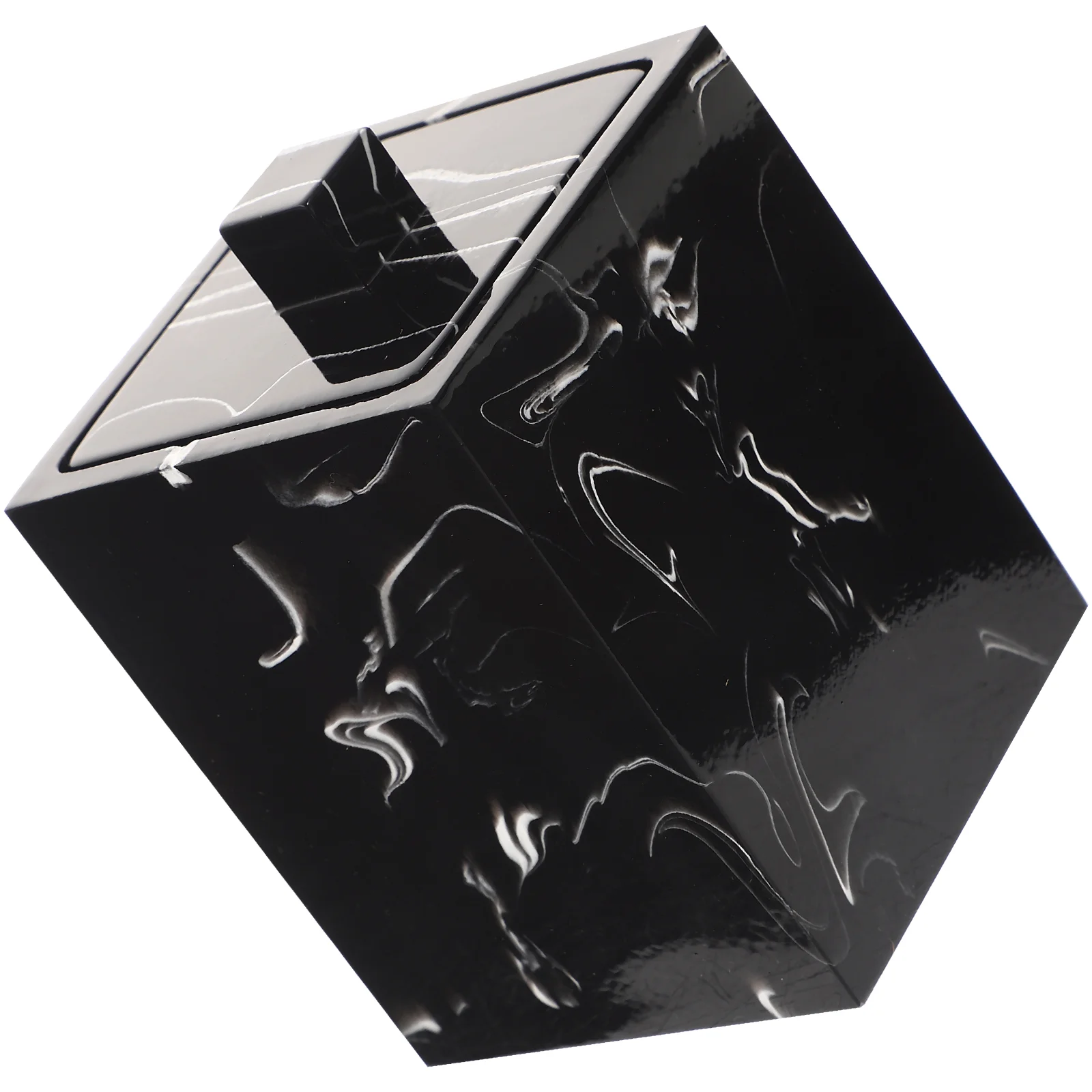 

Cotton Swab Storage Organizer Box Makeup Holder Dispenser Case Pad Pads Containertoothpick Jar Swabs Sponge Marble Cup