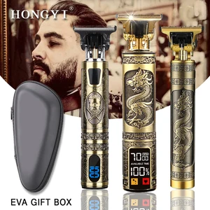 Imported HONGYI Personal Care Electric Hair Trimmers Men Hair Clipper Usb Rechargeable Shaver Beard Trimmer B