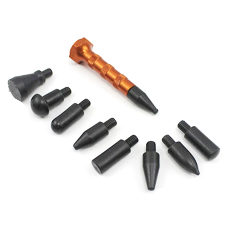 ATPRO Tools Kits Rubber Hammer 10pcs  Leveling Pen Paintless Dent Repair Tool Hail Dent Removal Kit Hand Tool Set Kits