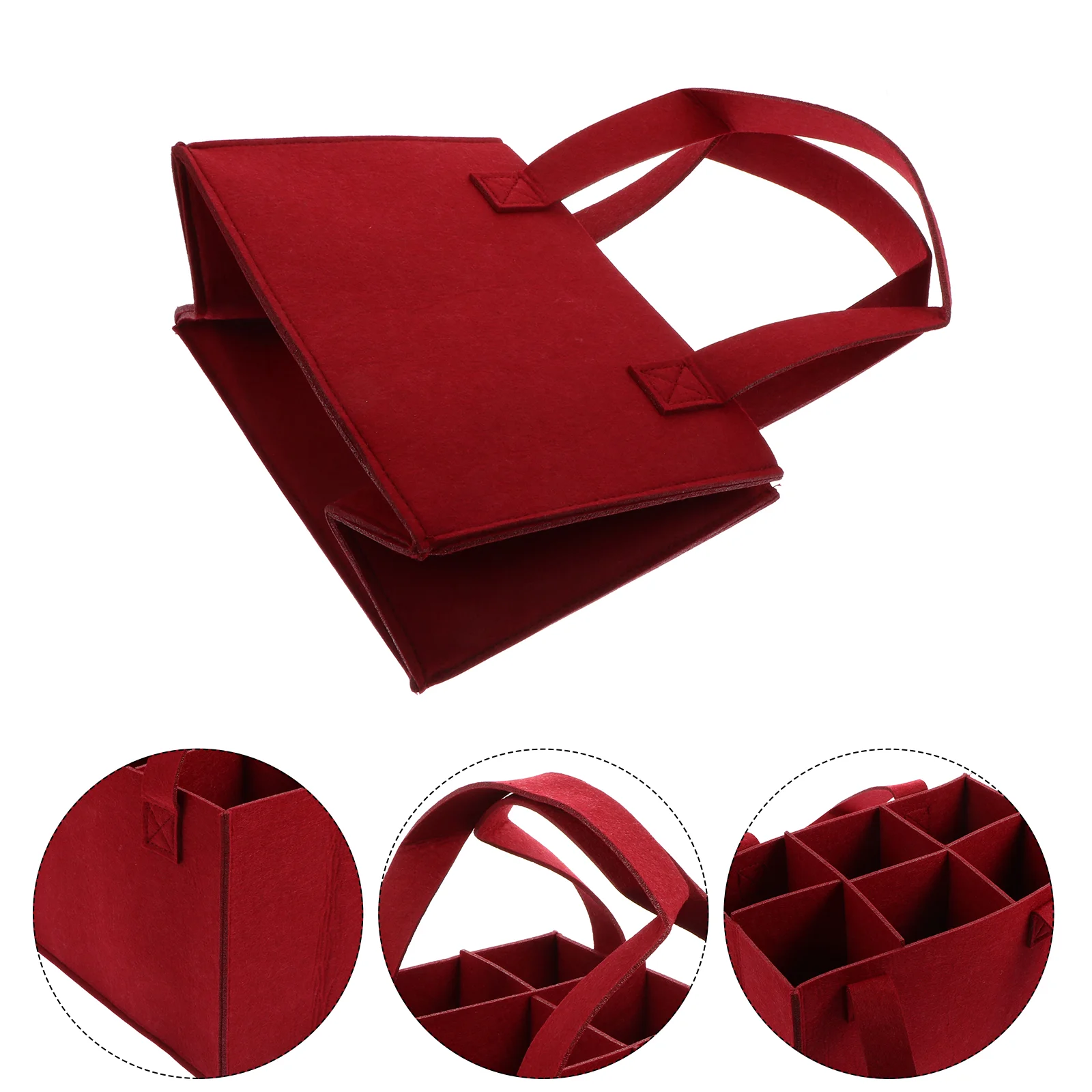 

Packing Case Carrying Bag Gift Pouches Bottle Tote Decorative Case Felt Bag