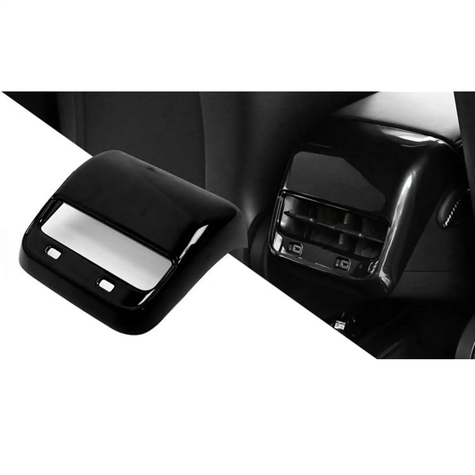 

Rear Armrest Outlet Air Vent for Tesla Interior Fitting