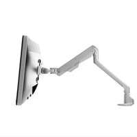 thingyclub gas spring single lcd arm desk vesa bracket monitor arm stand silver