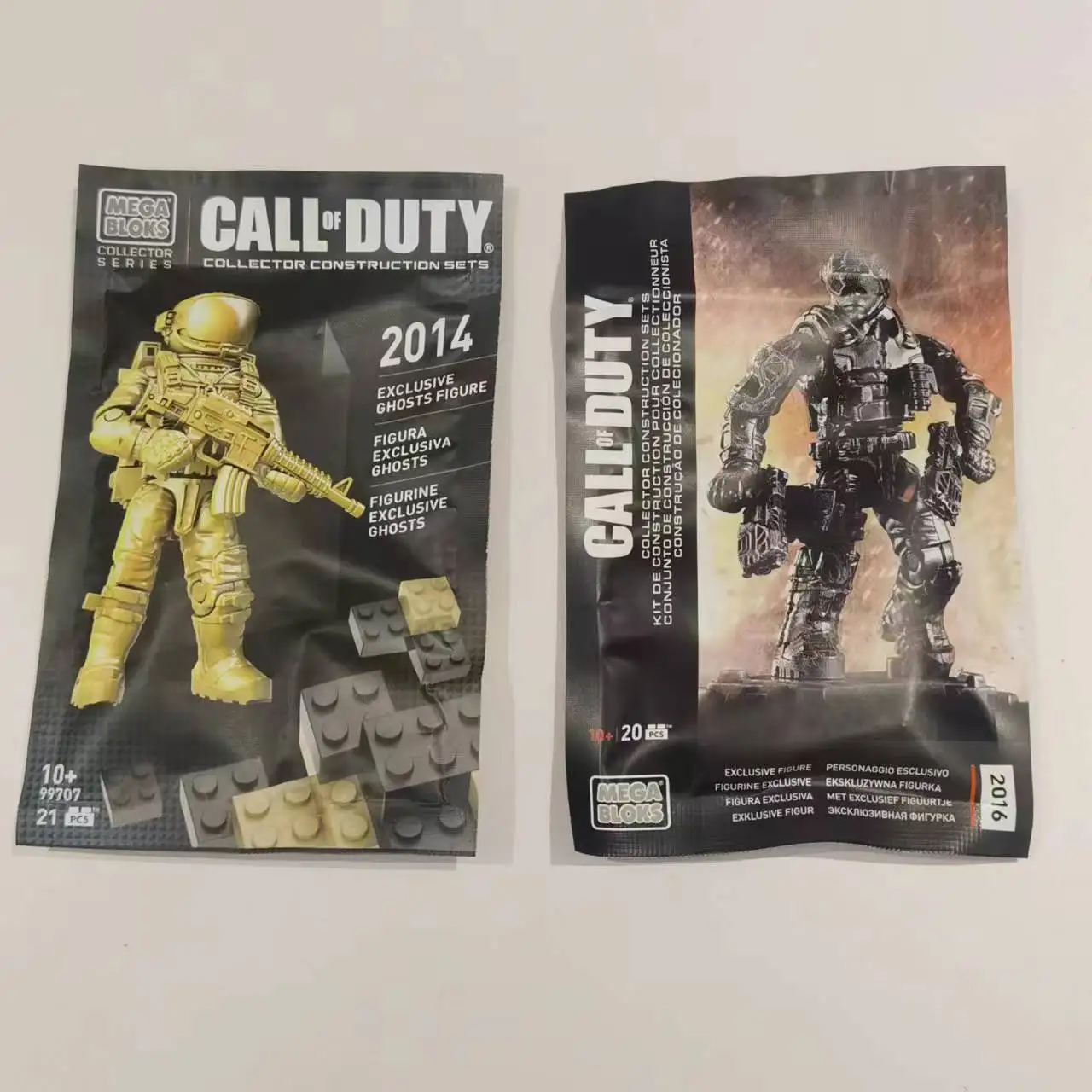 Эксклюзивные фигурки Mega Bloks Call of Duty 2014 и 2016 SDCC (99707 DPW88)
