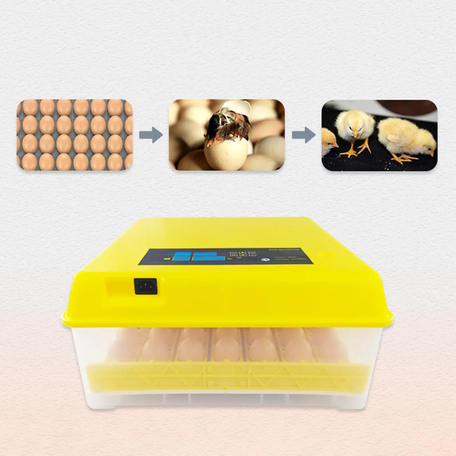 

Egg Incubator Egg Turner Farm Egg Incubator for Ducks Birds Parrots Quail Chickens