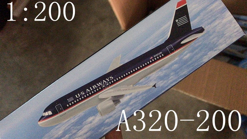 

USA Air US AIRWAYS Airbus A320-200 Airlines 1:200 Scale Assmebling Airplane Model Assembled airplane model Plane DIY