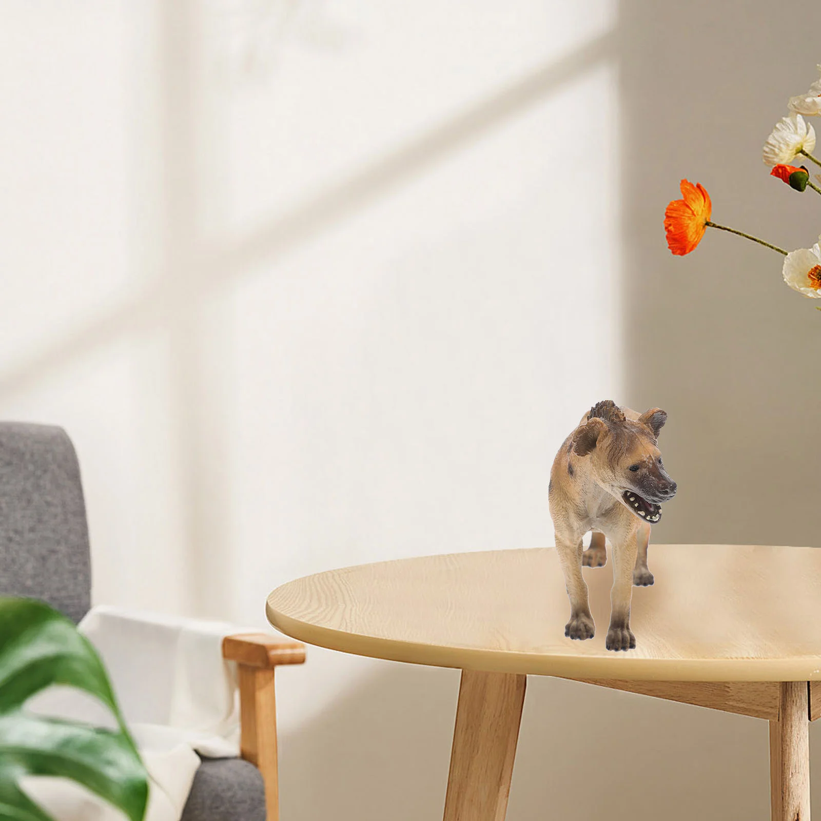 Моделирование Гиены Модель Настольные Животные Игрушка Орнамент Дикая Природа