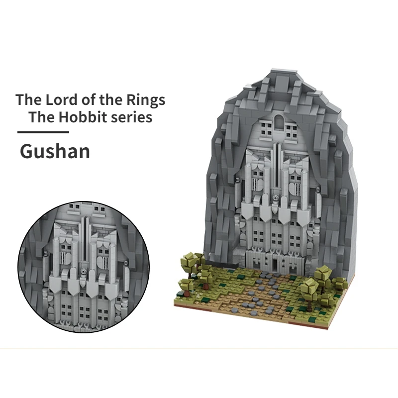 

MOC The Lord of the Rings The Hobbit Surrounding Solitary Mountain Model Assembly Building Block puzzle toy birthday gift