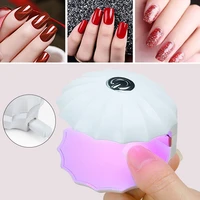 18w quick nail dryer gel curing shell nail lamp usb connector led uv nail art light salon supply mini manicure tools