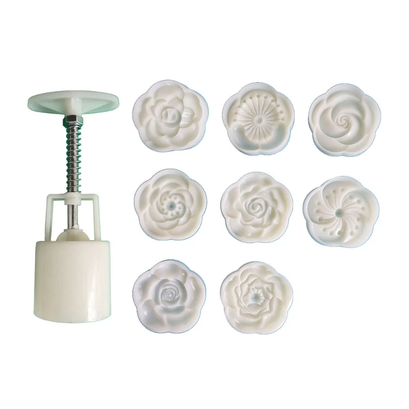 

DIY Mooncake Molds Plum Blossom ShapeD Mooncake Cutters Pastry Decorating Tools Dropship