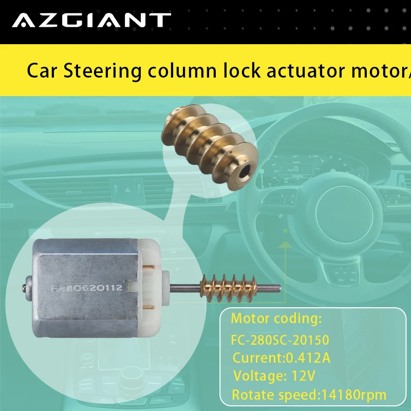 Автомобильный Замок рулевой колонки цвет черный разборка 1T для VW Golf MK8 e-Golf GTI R