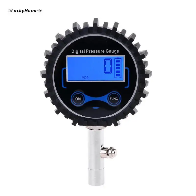 

11UA Digital Tire Pressure Gauge 200 PSI Heavy Duty 2-1/2" Dial Car Motor Tire Gauge