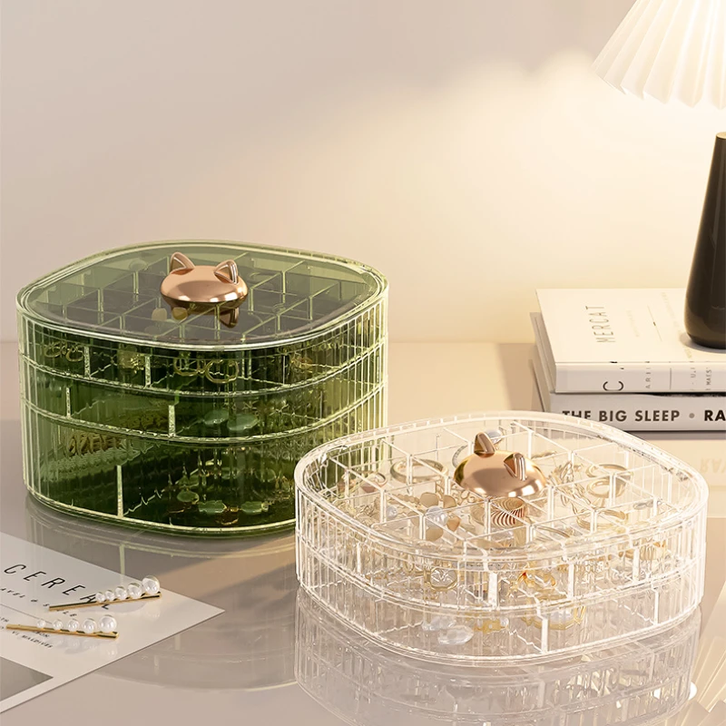 

Portable Jewelry Box Jewelry Organizer Display Travel Jewelry Case Boxes Mini Earrings Necklace Ring Jewelry Storage Box Cases