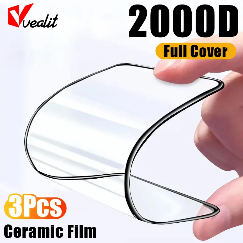 

1-3Pcs Screen Protector Ceramic Soft Film For Huawei P50 P40 P30 P20 Pro Lite Y9S Y9A Y8P Y7A P Smart Z Y9 Prime 2019 Not Glass