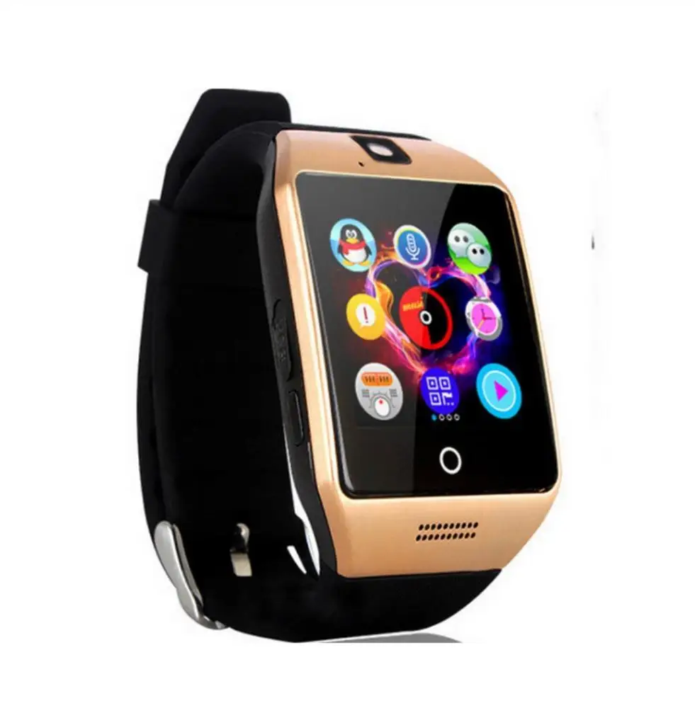 Смарт-часы Q18 мужские совместимые с Bluetooth сенсорный экран большая батарея